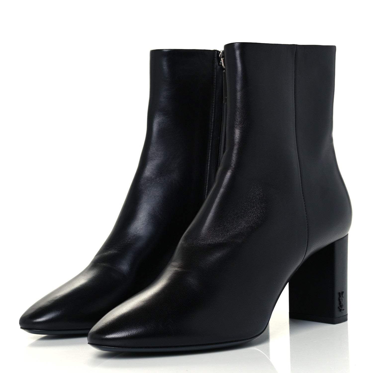 Saint Laurent Nappa Vendome Loulou Ankle Zip Boot 39 Black 2 of 11