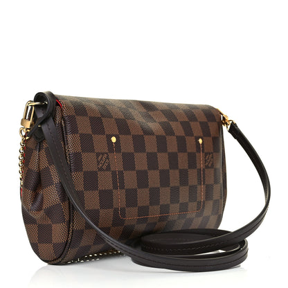 Louis Vuitton Damier Ebene Favorite MM 3 of 9
