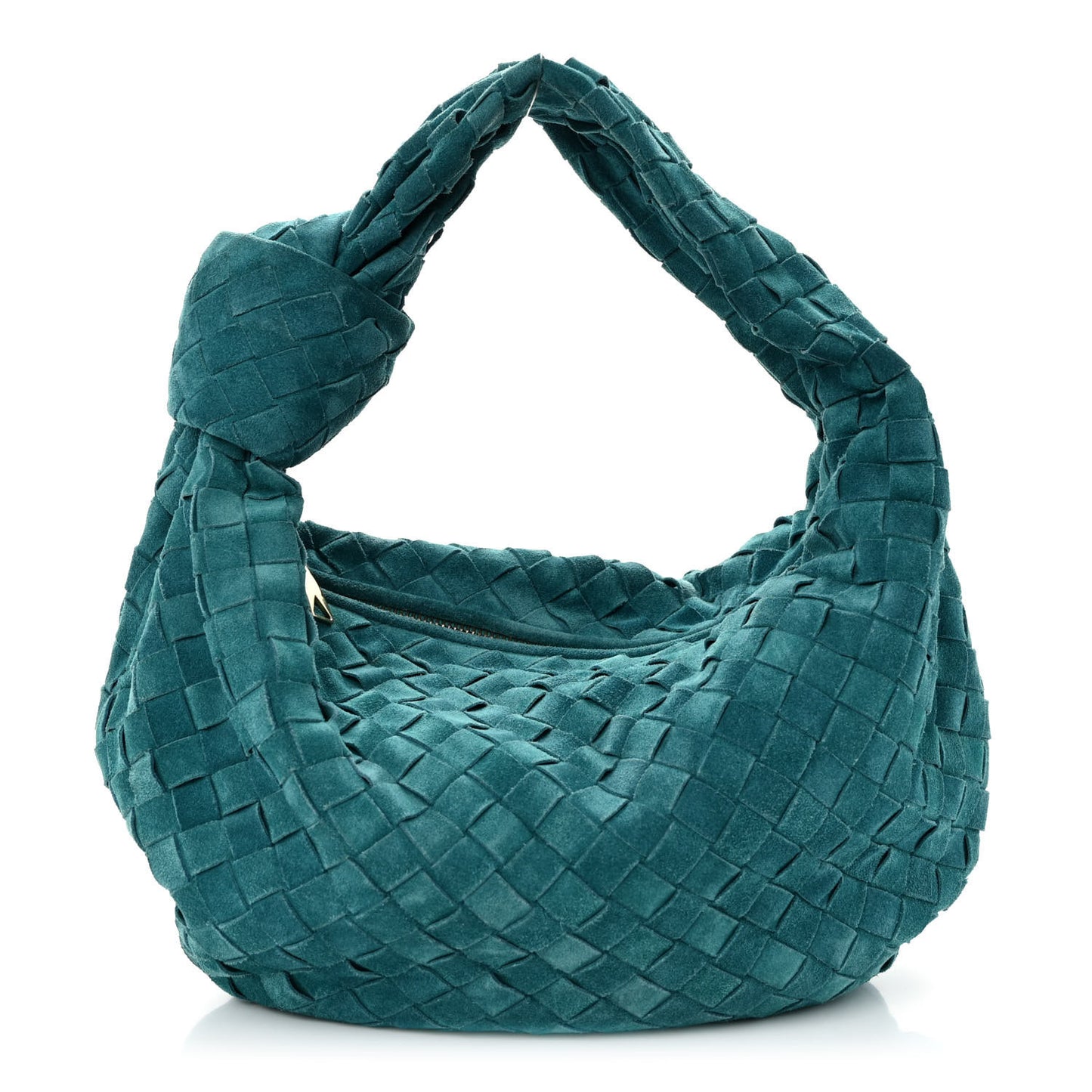 Suede Calfskin Intrecciato Teen Jodie Hobo Scuba