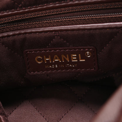 Chanel Shiny Calfskin Quilted Small Chanel 22 Dark Brown 7 of 11