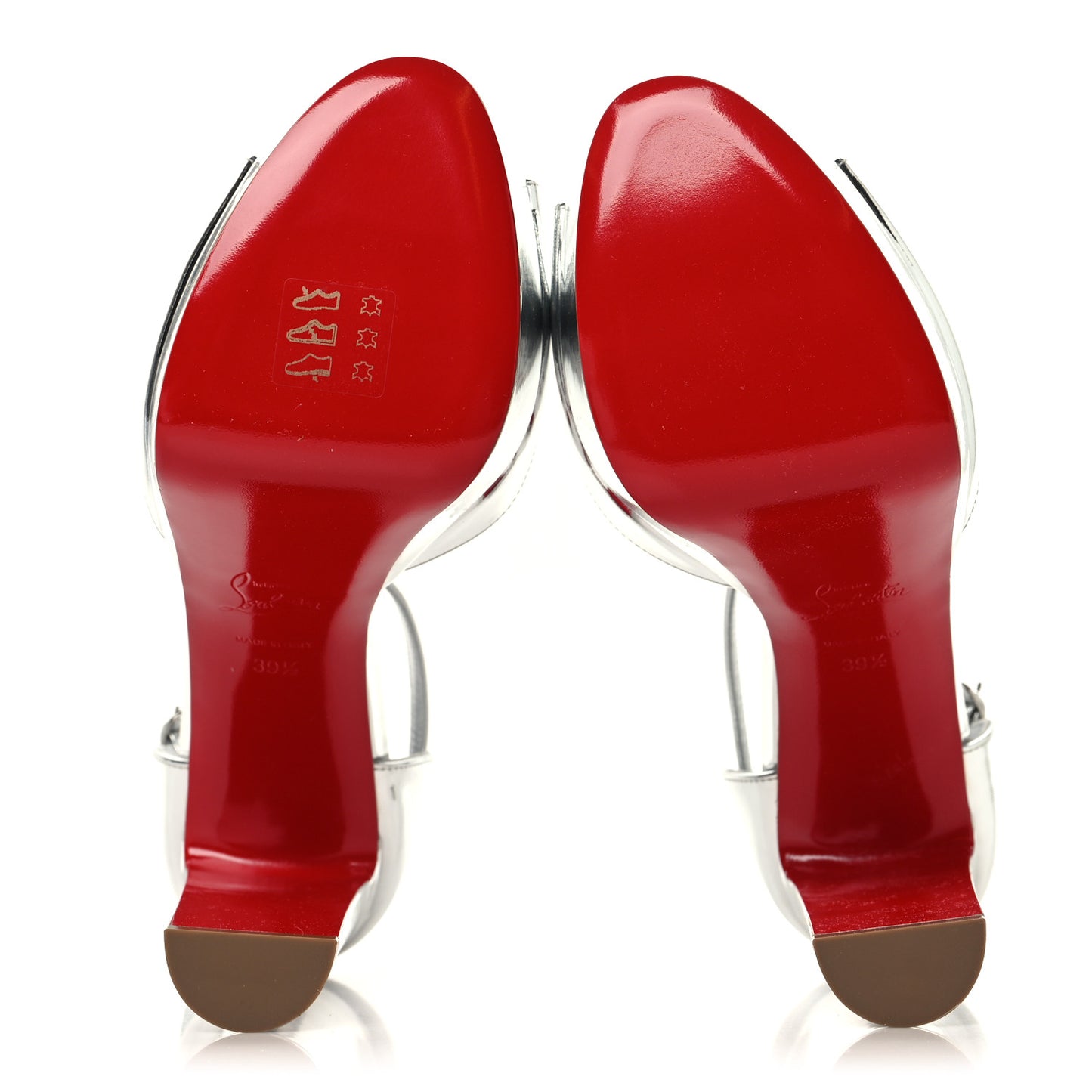 Specchio Sandaloo 130 Sandals 39.5 Silver