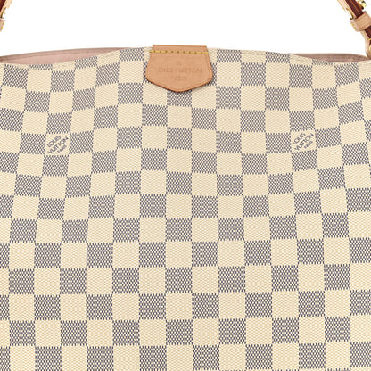 Louis Vuitton Damier Azur Graceful PM Rose Ballerine 7 of 11