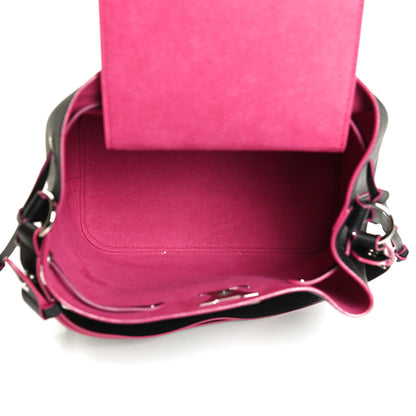 Louis Vuitton Calfskin Lockme Bucket Black 5 of 12