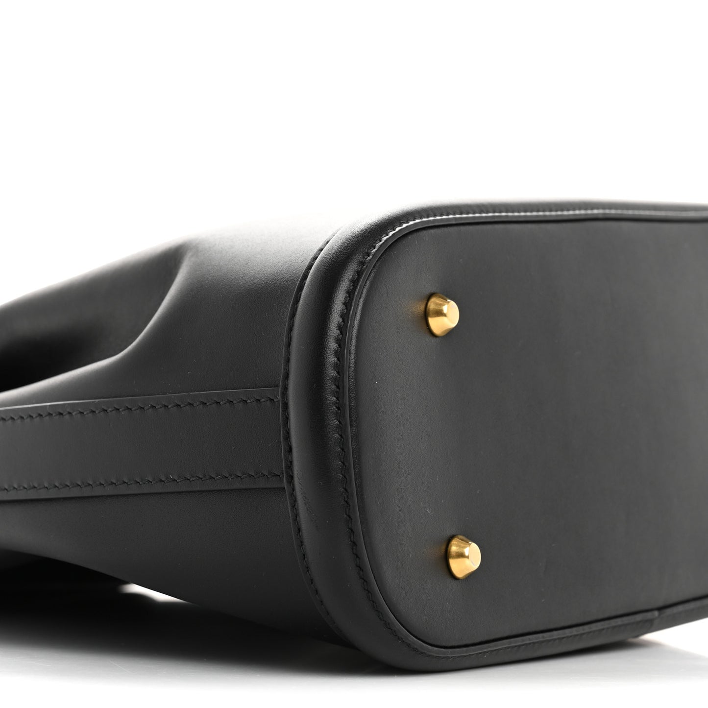 Calfskin CD Embossed Medium C'est Chain Bucket Bag Black