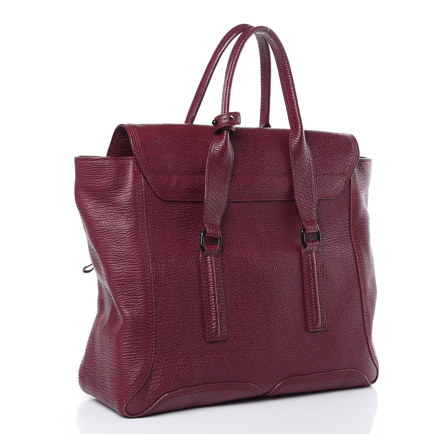 3.1 Phillip Lim 3.1 Large Pashli Satchel Aubergine 3 of 13