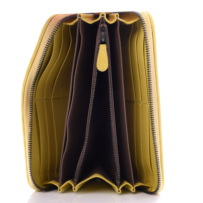 Bottega Veneta Nappa Intrecciato Zip Around Wallet Moutarde 5 of 7