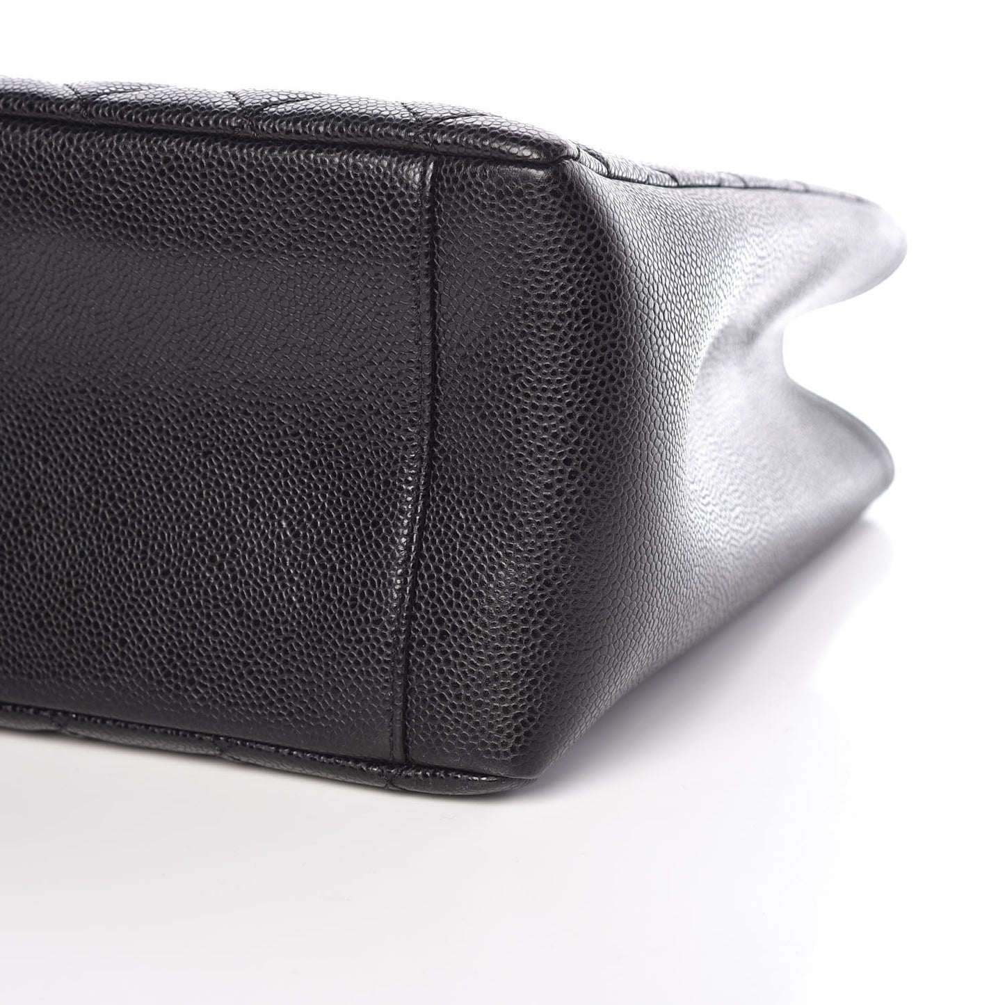 Caviar Quilted Grand Shopping Tote GST Black