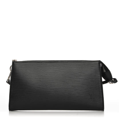 Louis Vuitton Epi Pochette Accessories 24 Black 1 of 7