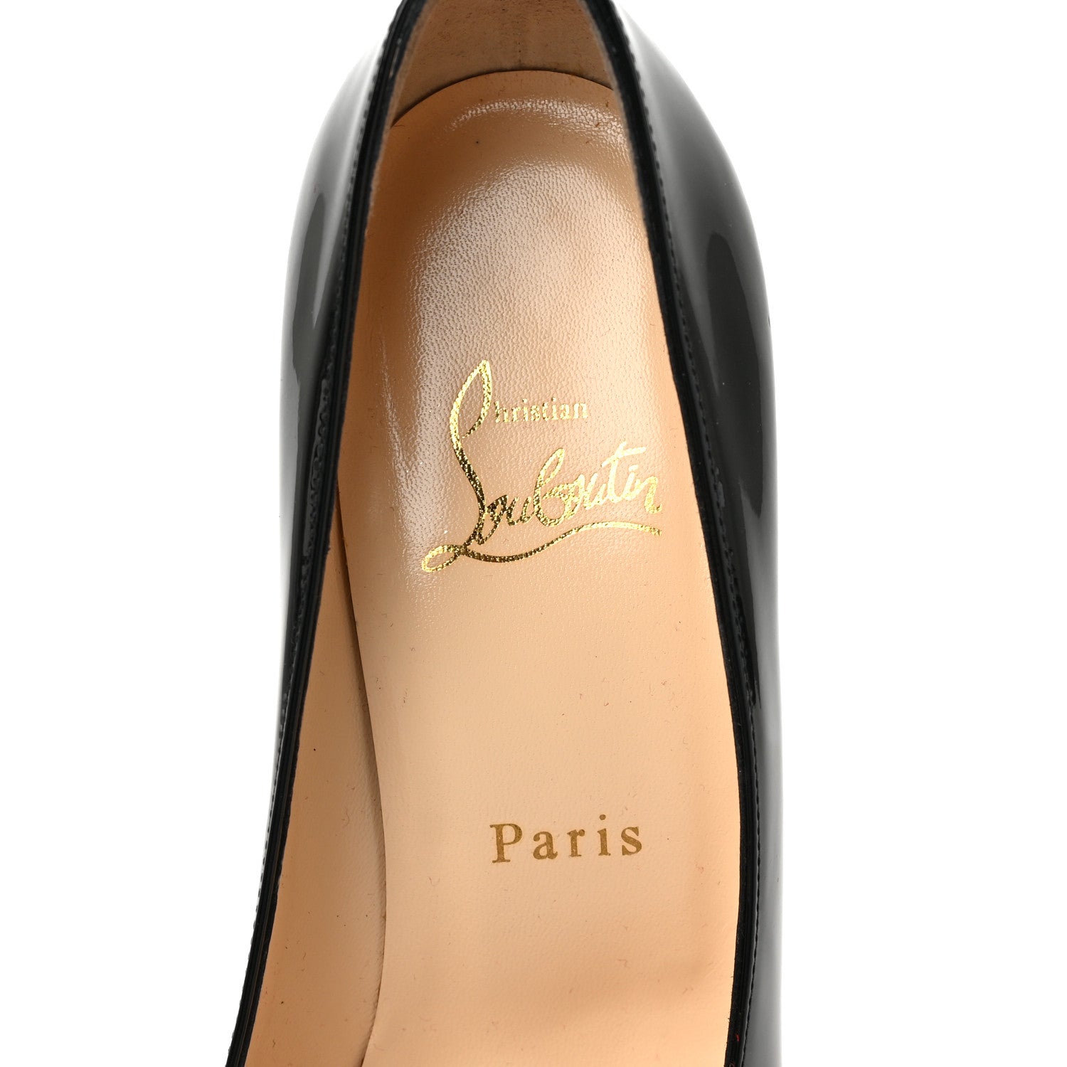 Christian Louboutin Patent New Simple 120 Pumps 37 Black 7 of 7