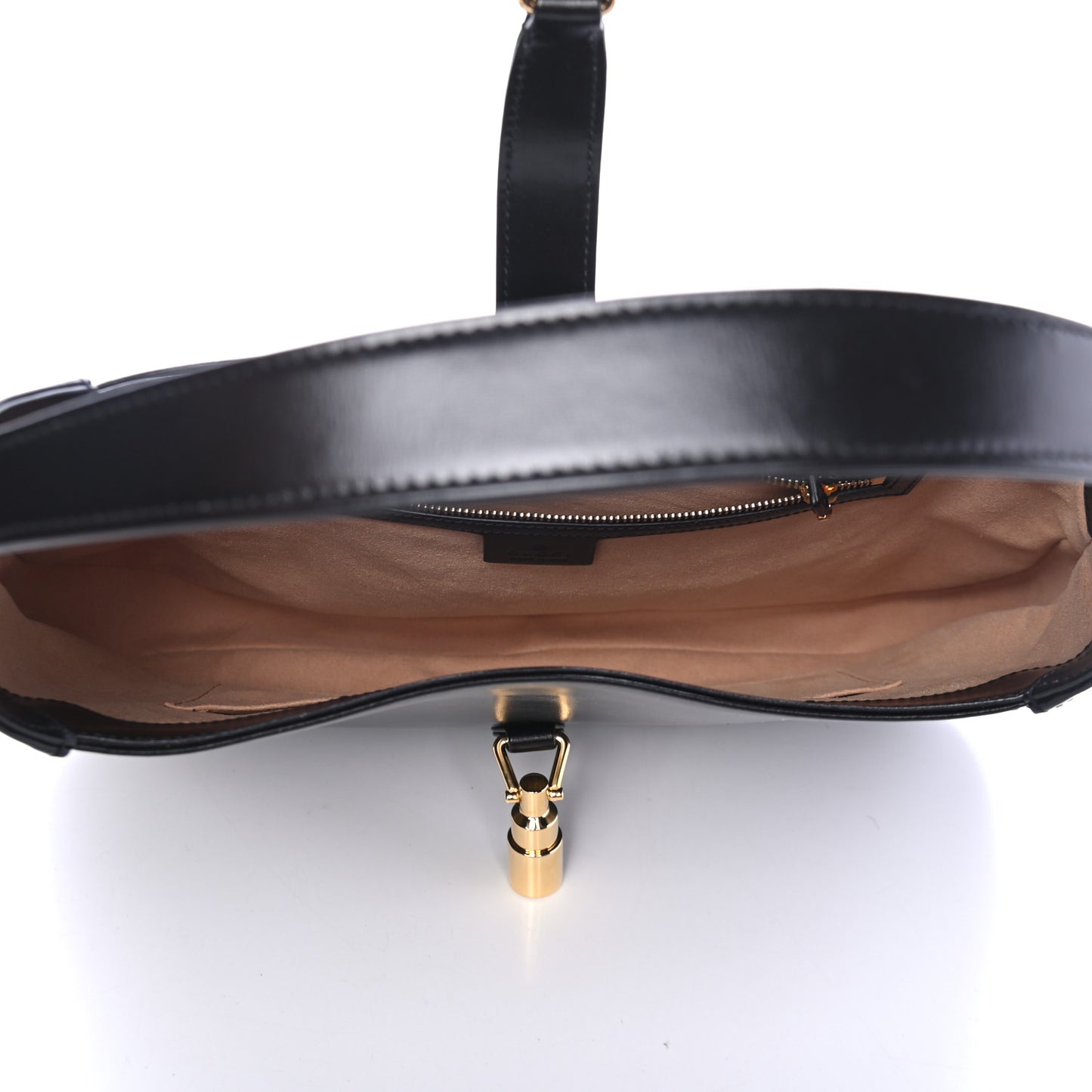 Boarded Dyana Lux Calfskin Medium Jackie 1961 Hobo Black