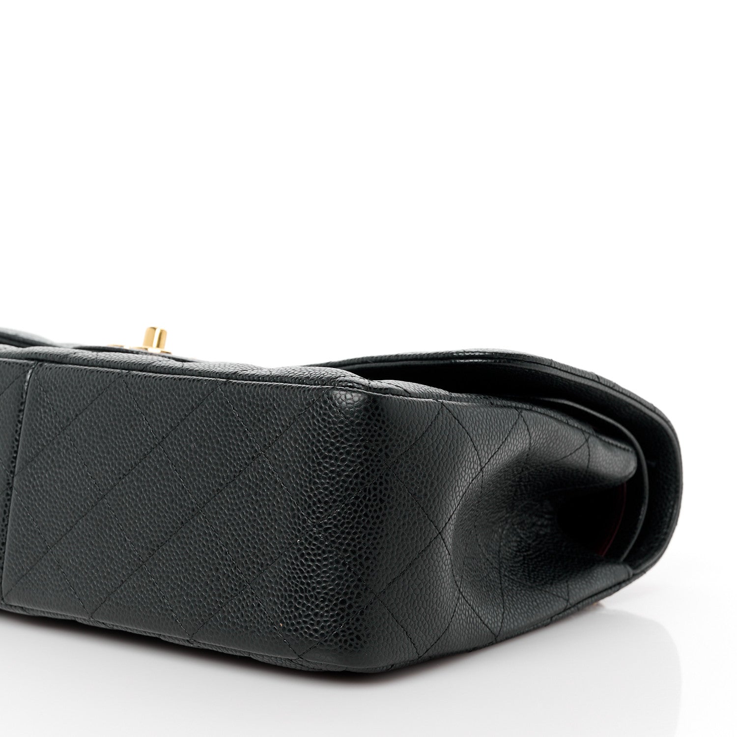 Chanel Caviar Quilted Jumbo Double Flap Black 11 of 14