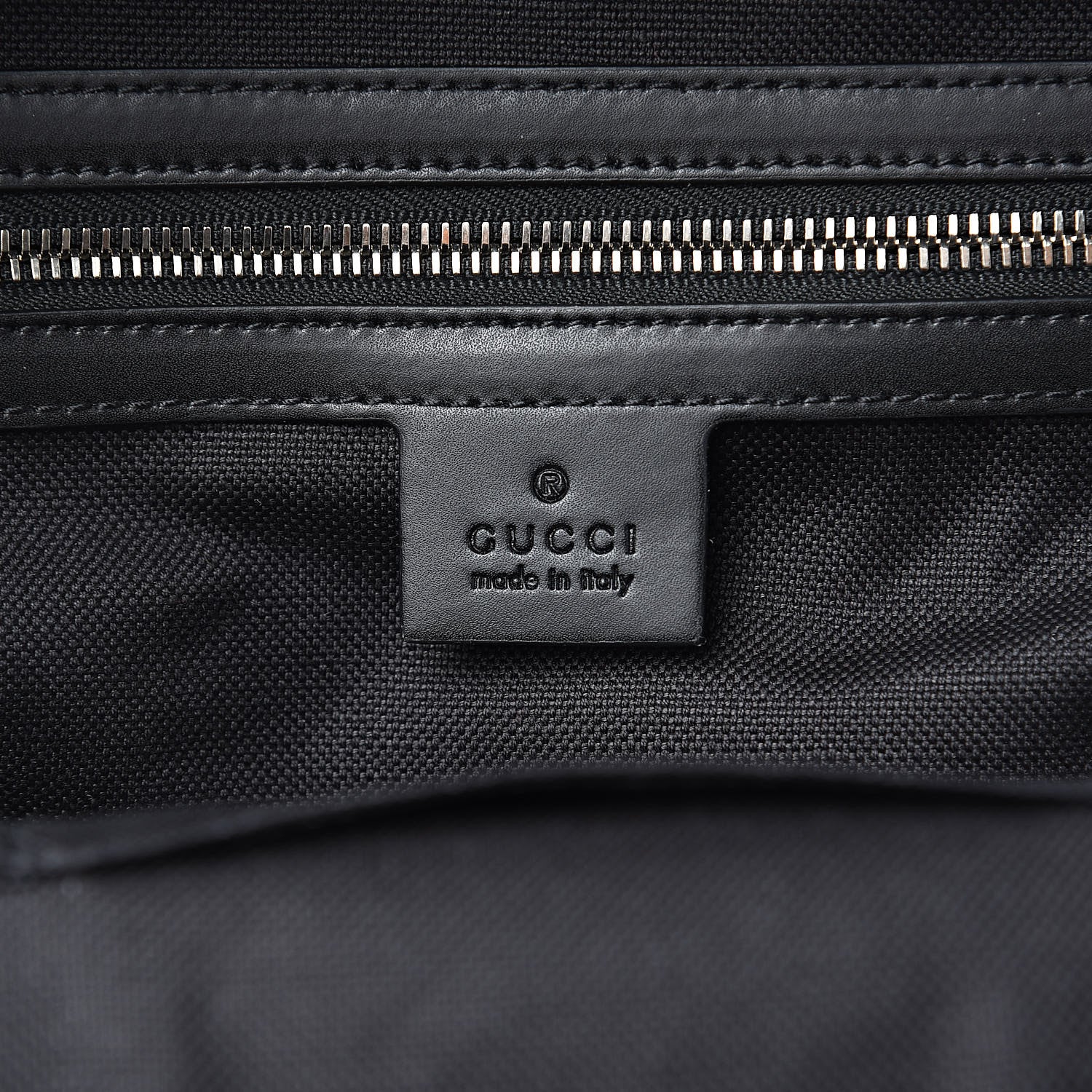 Gucci GG Supreme Monogram Appia Calfskin Web Small Day Backpack Black 7 of 10