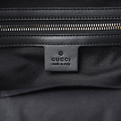 Gucci GG Supreme Monogram Appia Calfskin Web Small Day Backpack Black 7 of 10