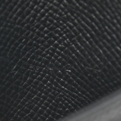 Hermes Epsom Bearn Compact Wallet Black 7 of 8
