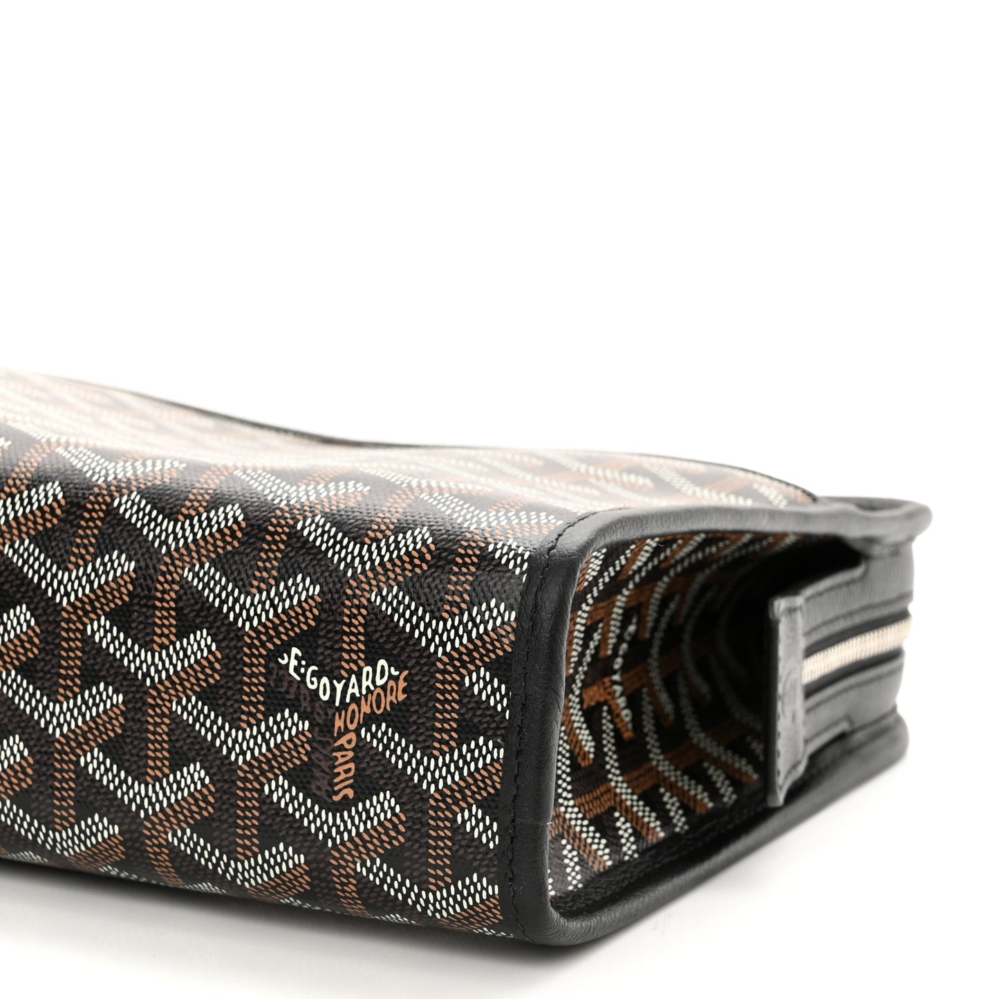 Goyardine Jouvence MM Toiletry Pouch Black