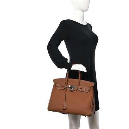 Hermes Togo Birkin 35 Gold 2 of 13