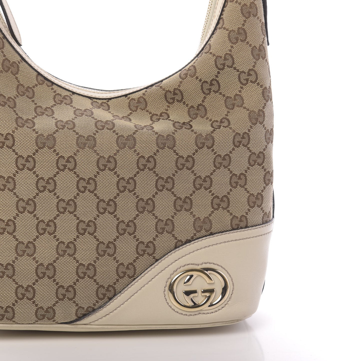 Monogram Medium New Britt Hobo Off White