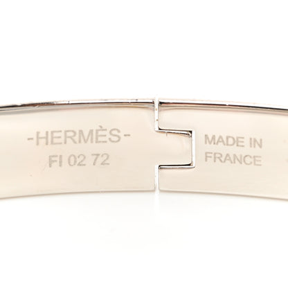 Hermes Enamel Mini Clic Chaine d'Ancre Bracelet GM Black 3 of 5