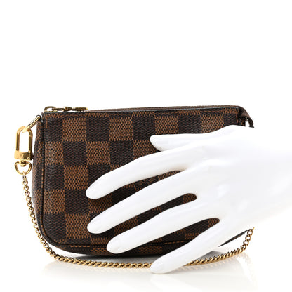 Louis Vuitton Damier Ebene Mini Pochette Accessories 2 of 8