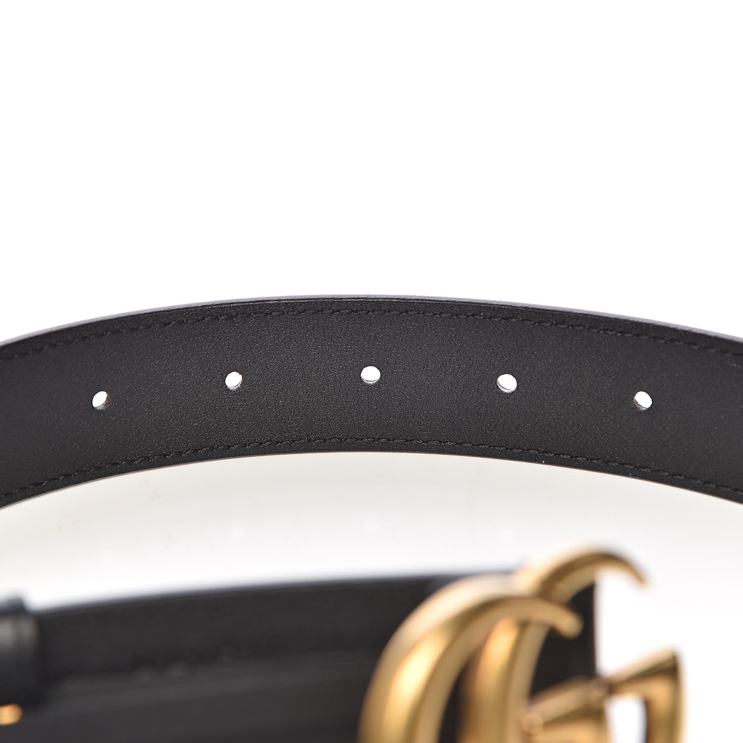 Gucci Calfskin Double G 30mm Belt 85 34 Black 5 of 7
