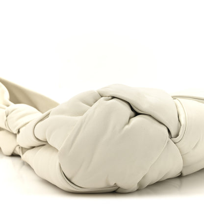 Bottega Veneta Lambskin Padded Lock Tote White 9 of 12