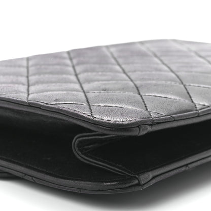 Chanel Lambskin Quilted Small Single Flap Black 11 of 12