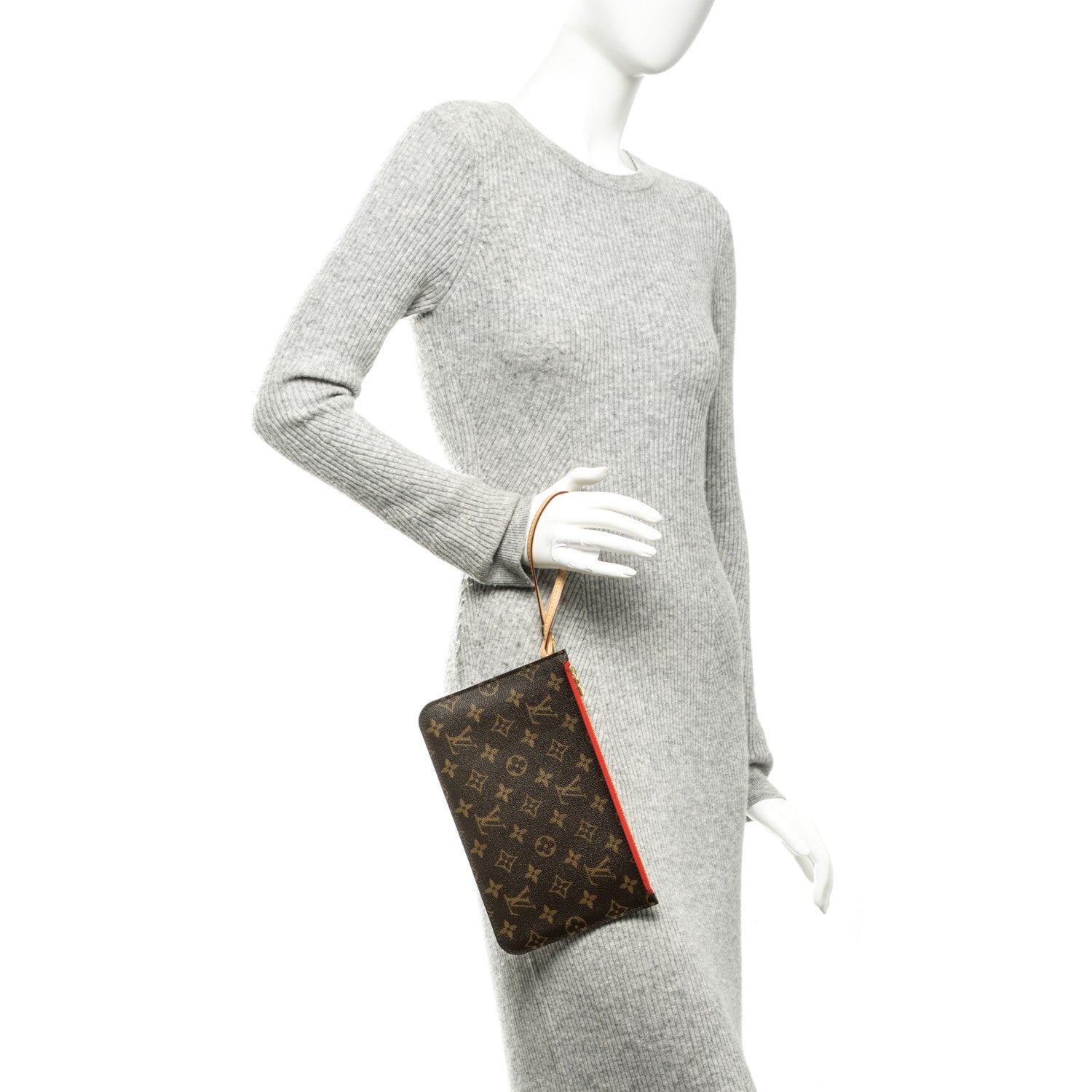 Louis Vuitton Monogram Neverfull MM GM Pochette Cherry 2 of 7