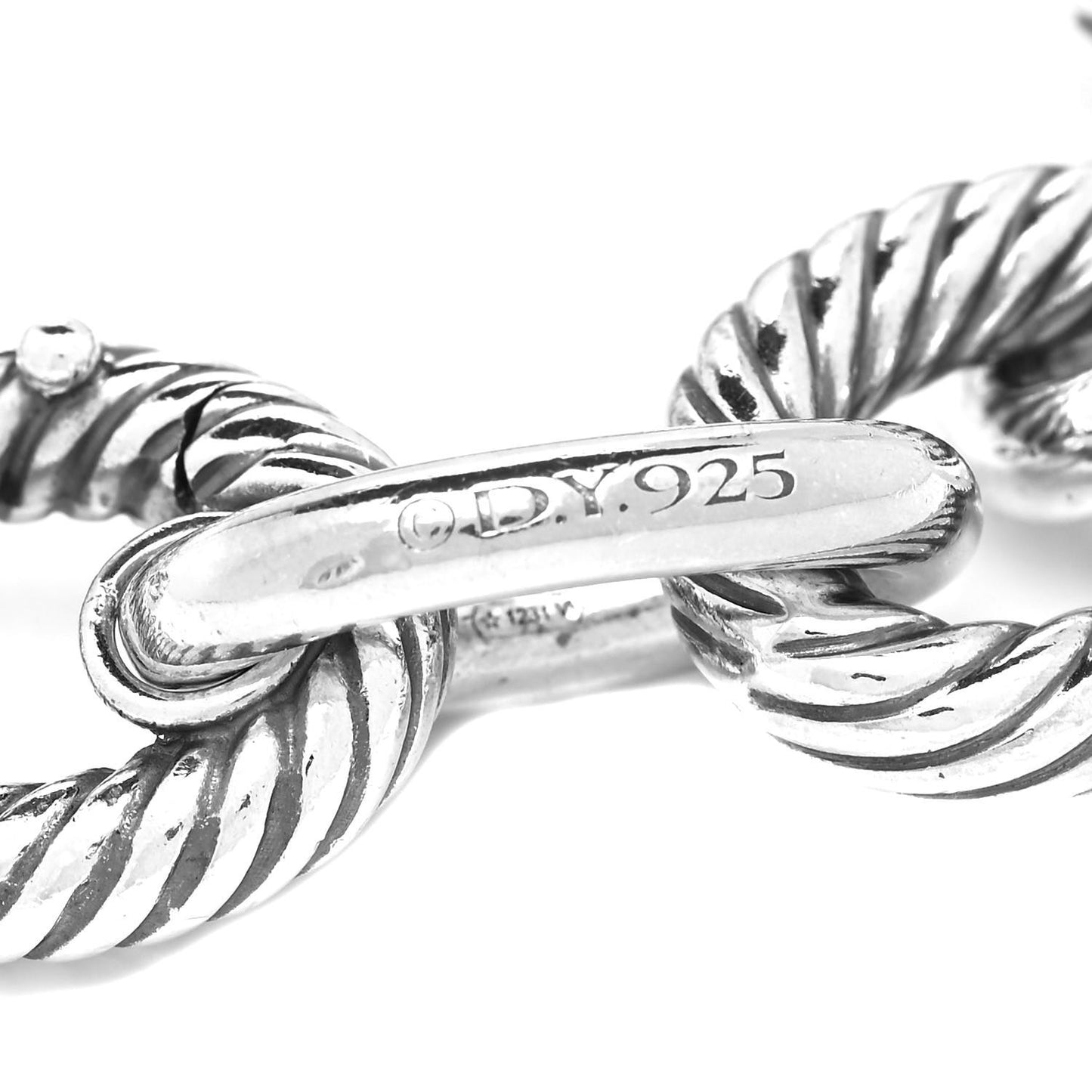 Sterling Silver 17mm Extra Large Oval Link Bracelet