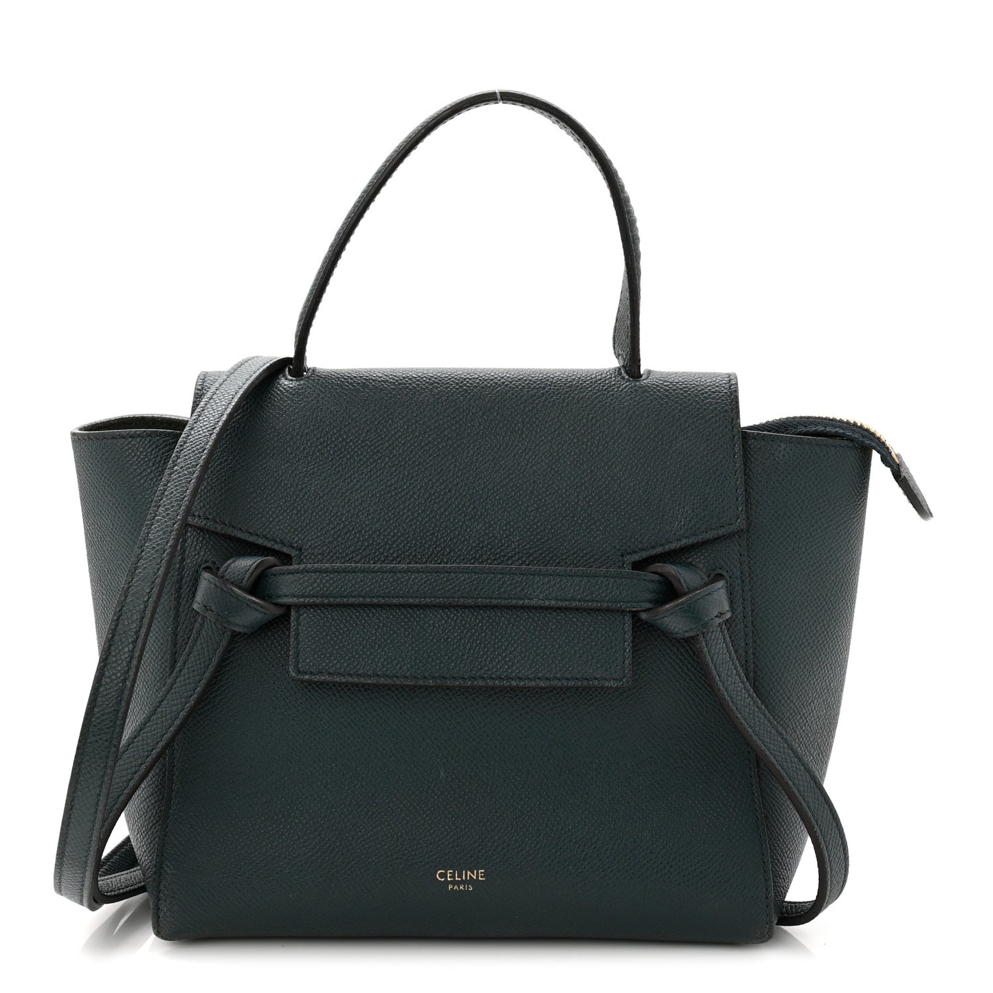 Grained Calfskin Nano Belt Bag Amazone
