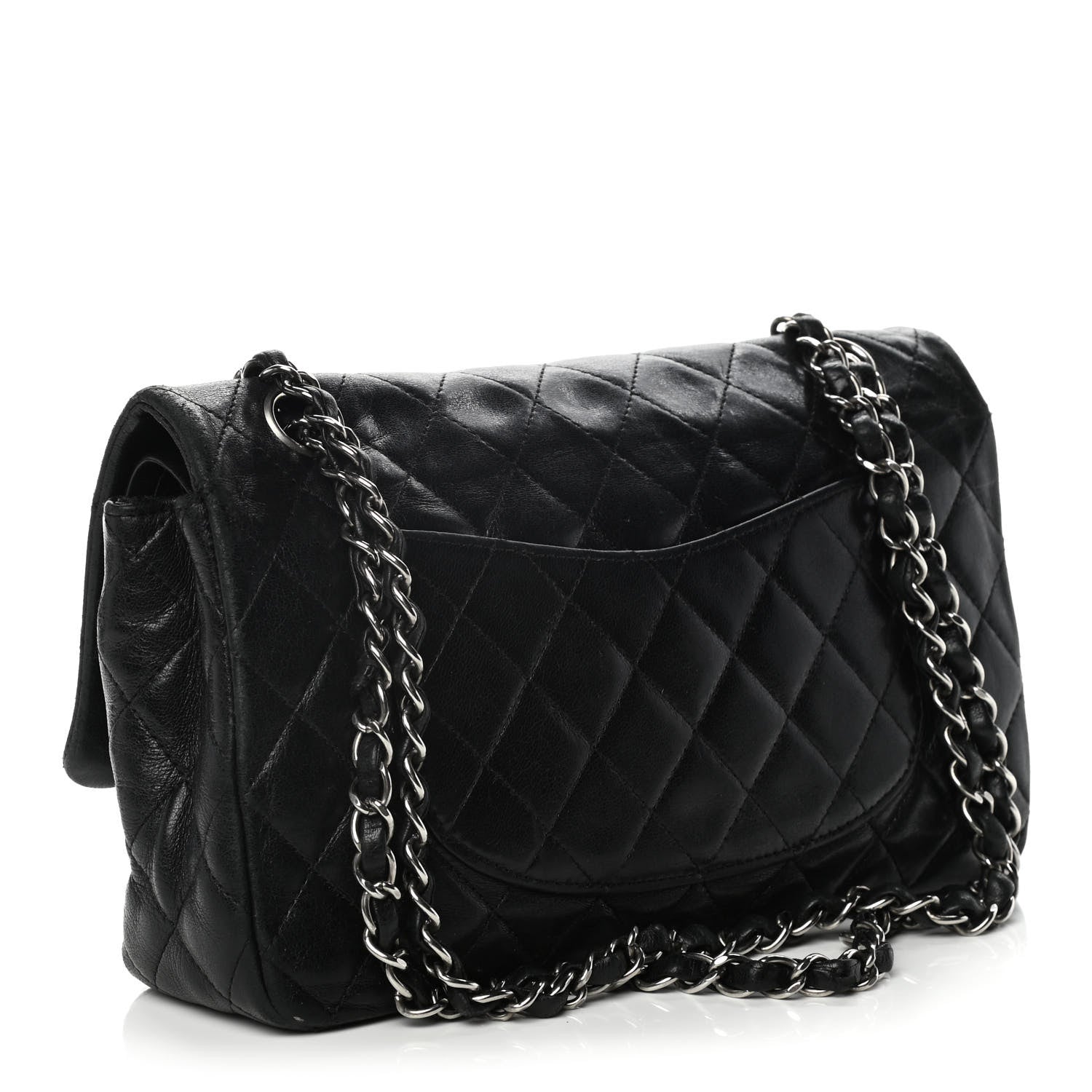 Chanel Lambskin Quilted Medium Hybrid Reissue Flap Black 3 of 13