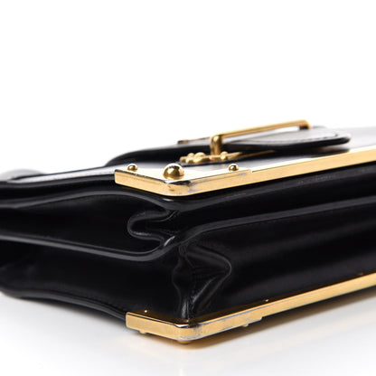 Prada City Calf Saffiano Cahier Bag Black 6 of 9