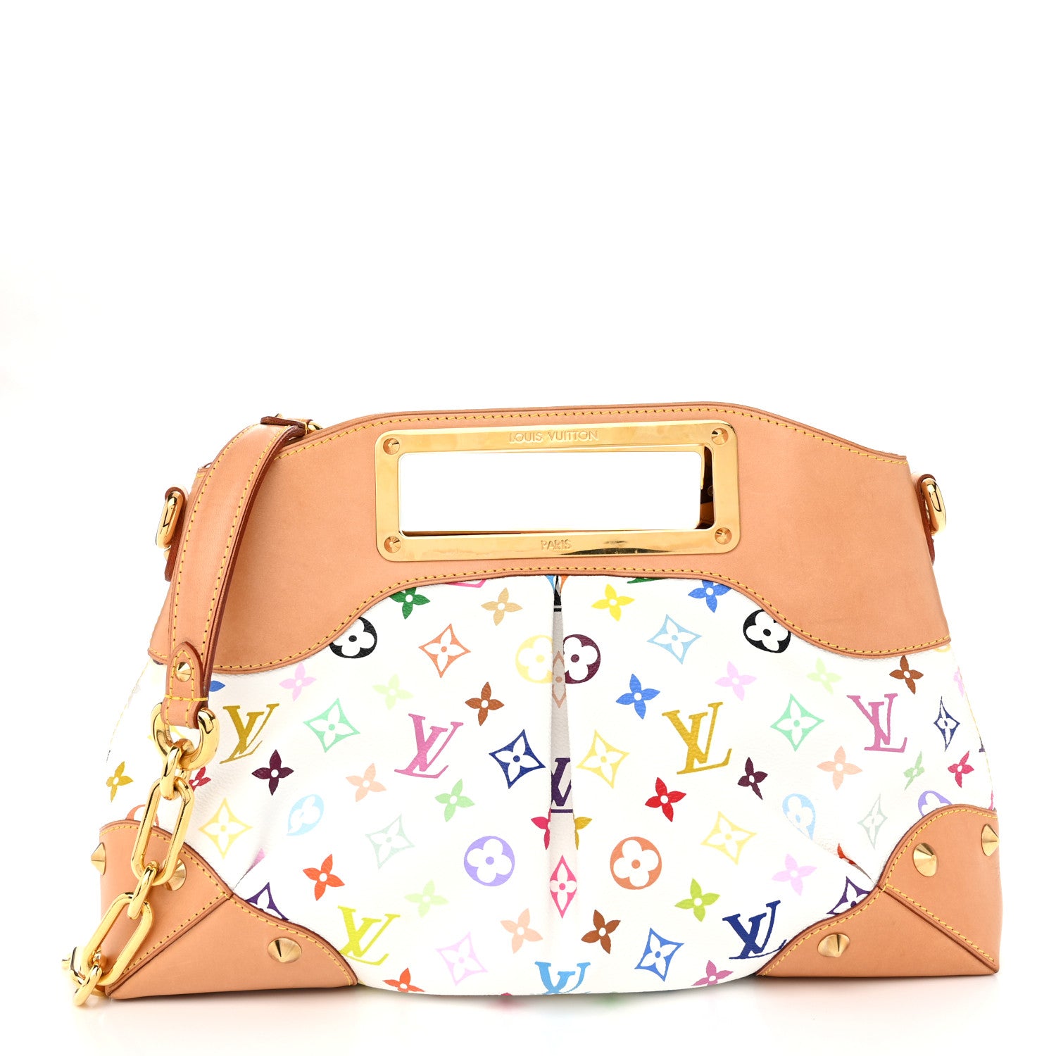 Louis Vuitton Monogram Multicolor Judy MM White 1 of 9