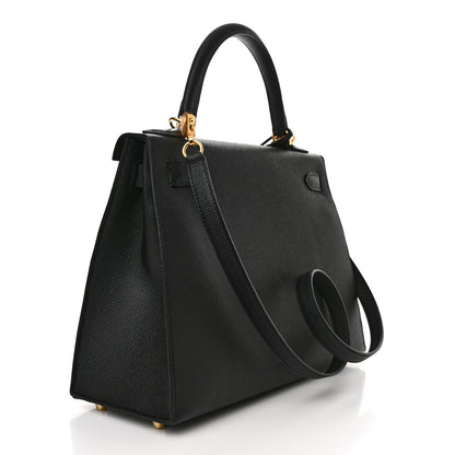 Hermes Epsom Kelly Sellier 28 Black 2 of 11