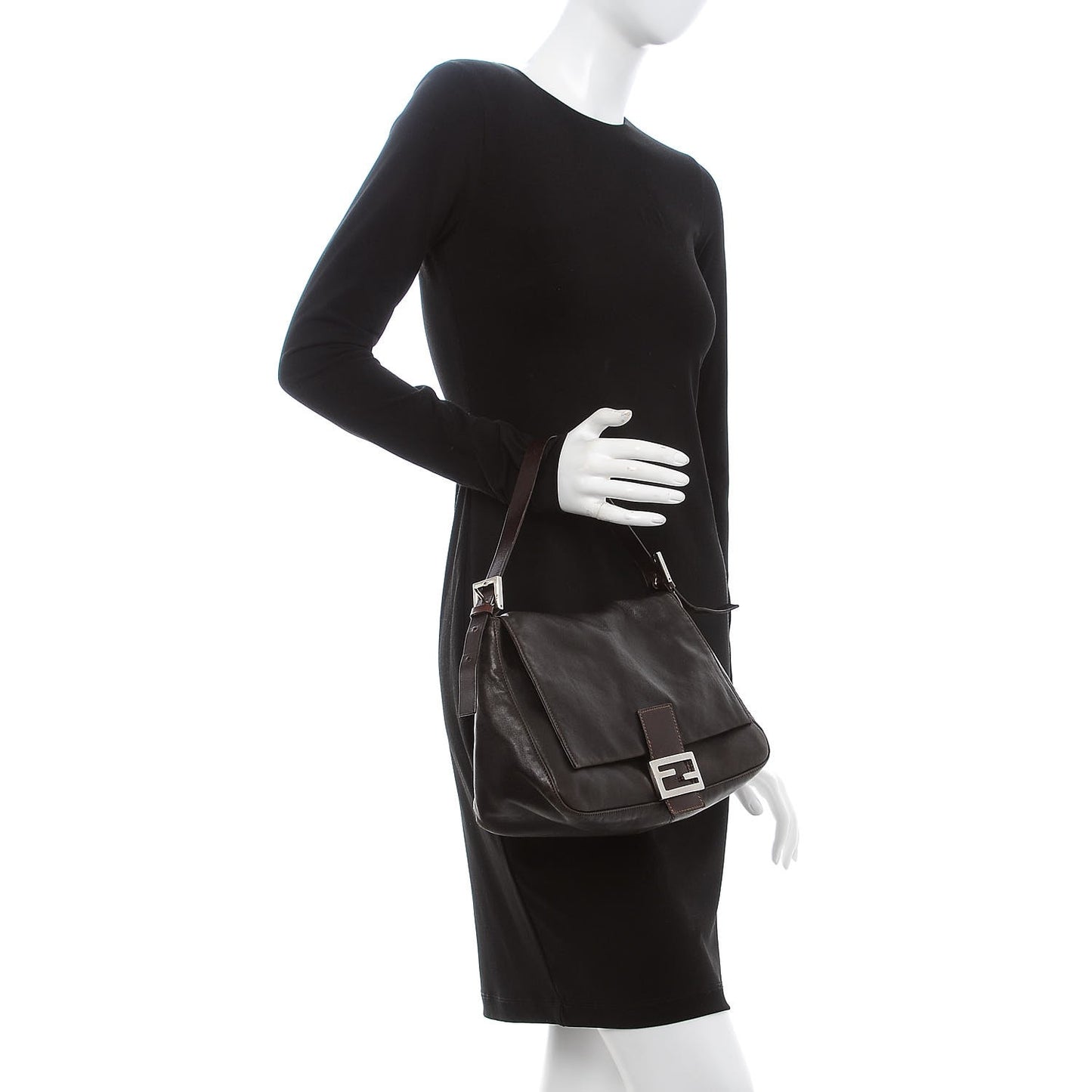 Calfskin Forever Mama Baguette Brown