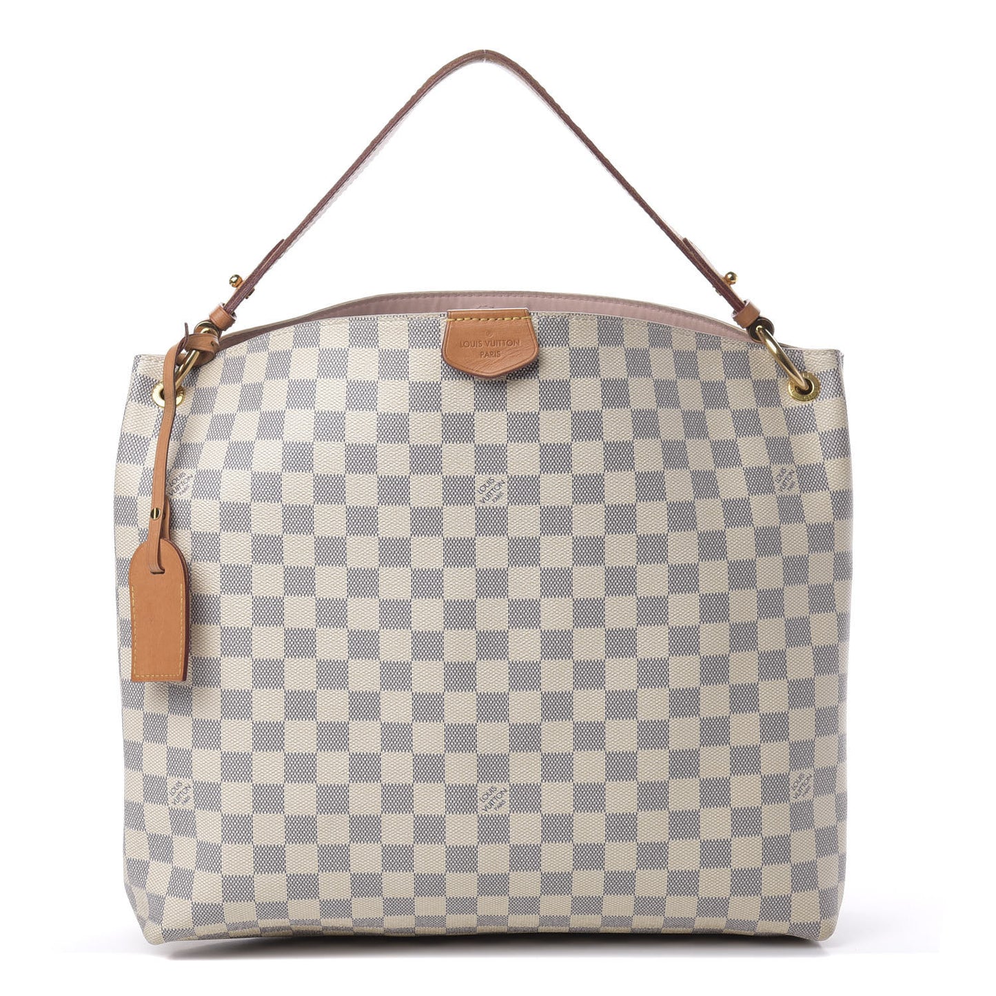 Damier Azur Graceful MM Rose Ballerine