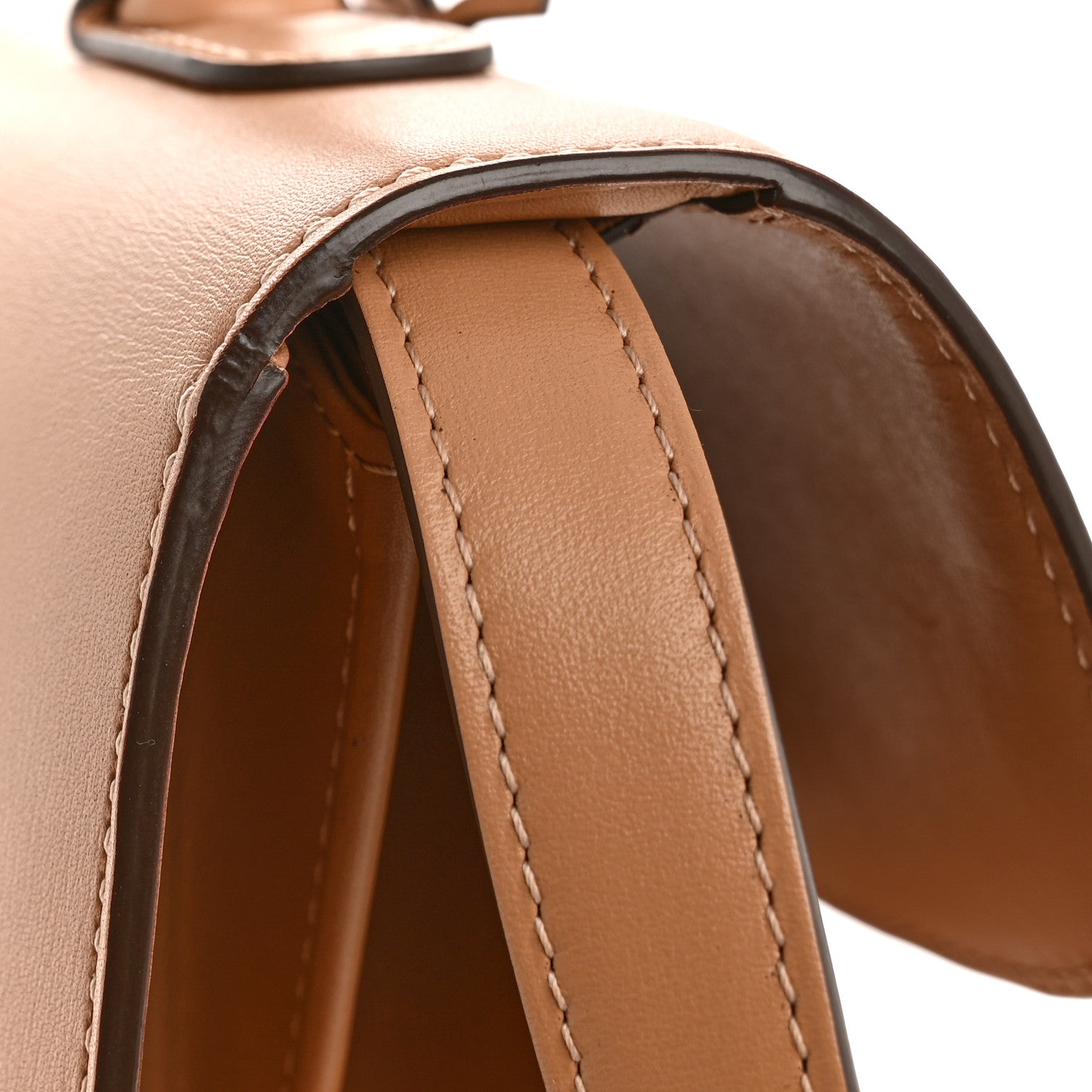 Delvaux Box Calfskin MM Brillant Satchel Vison 14 of 15