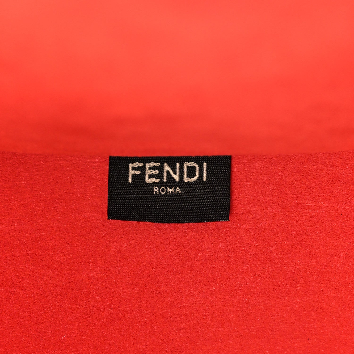 Fendi Vitello Cher Plexiglass Logo Debossed Medium Fendi Sunshine Shopper Tote Papavero 6 of 9