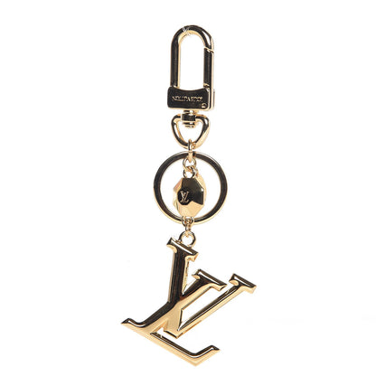Louis Vuitton LV Facettes Bag Charm Key Holder Gold 1 of 4