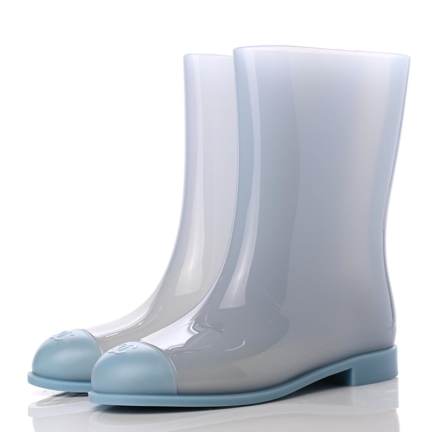Rubber Rain Boots 38 Light Blue