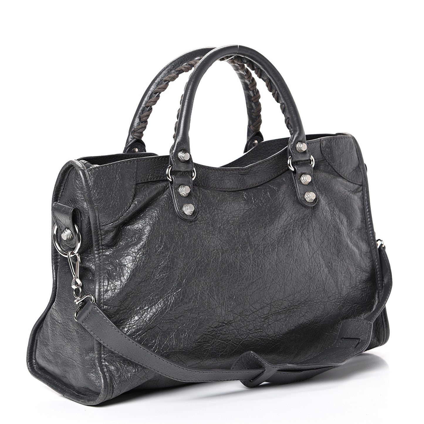 Agneau Giant 12 Silver Hardware City Gris Fossile