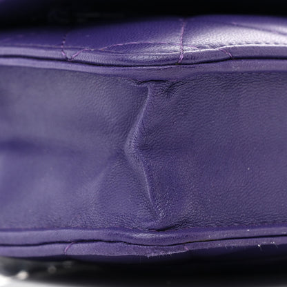 Chanel Lambskin Quilted Reissue Wallet On Chain WOC Purple 10 of 13