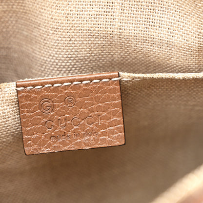 Gucci Monogram Mini Bree Messenger Bag Beige Tabacco 6 of 10
