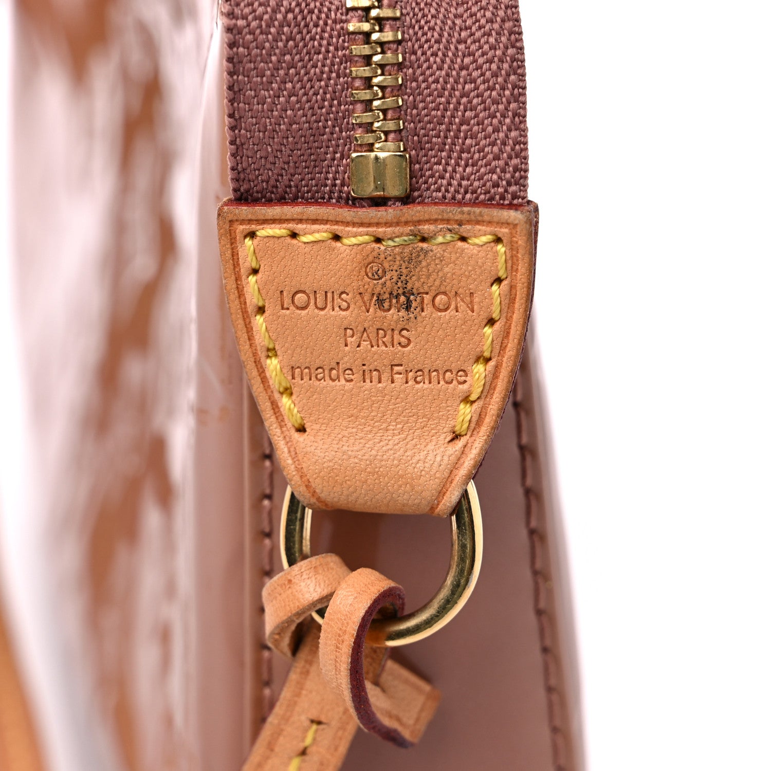 Louis Vuitton Vernis Pochette Accessories NM Rose Velours 6 of 12