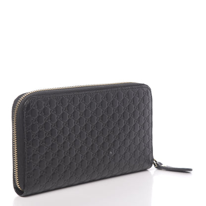 Gucci Microguccissima Zip Around Wallet Black 3 of 15