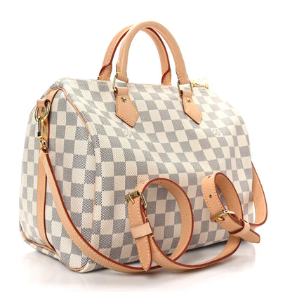 Louis Vuitton Damier Azur Speedy Bandouliere 30 3 of 11