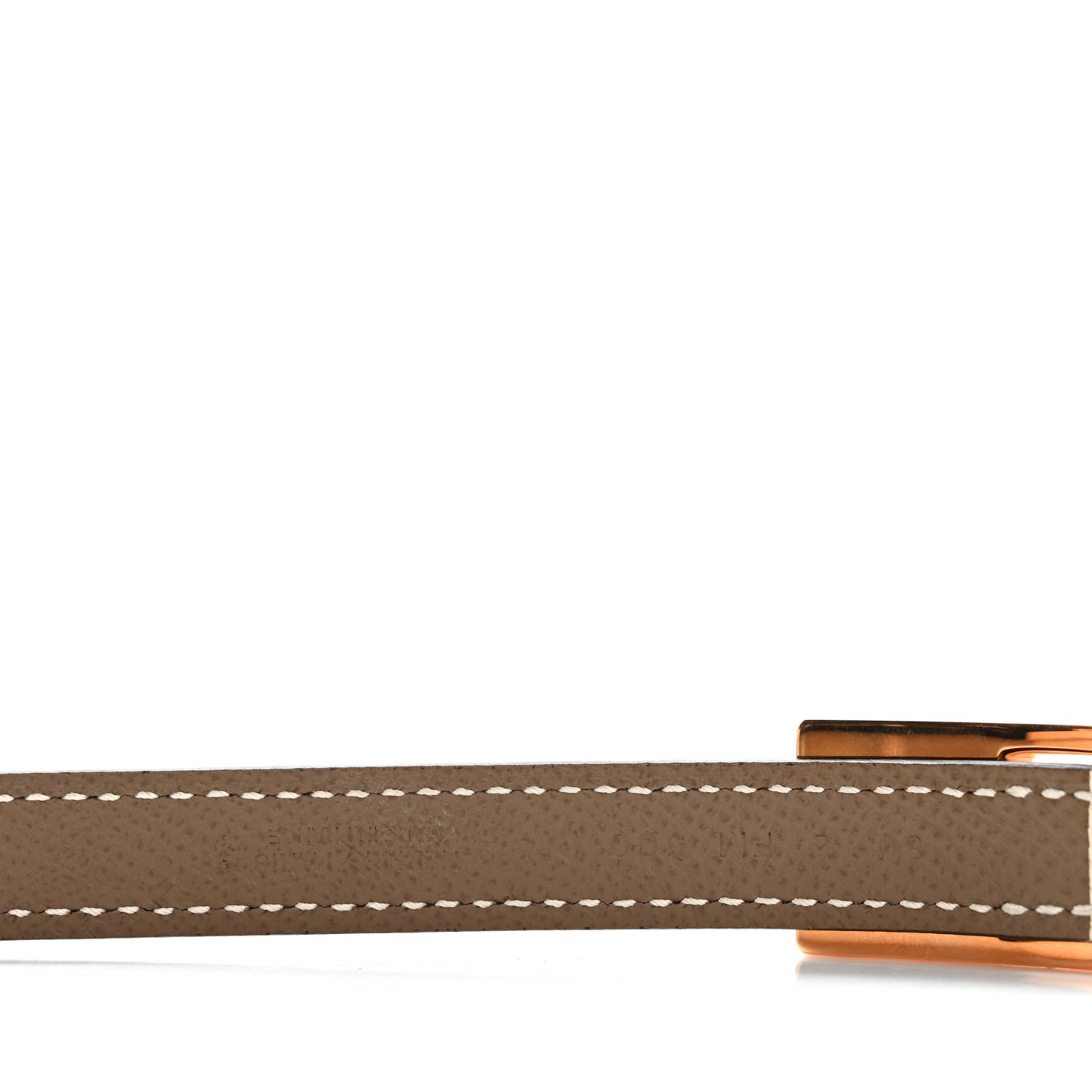 Epsom Swift 13mm Lucky 15 Belt 75 30 Etoupe White