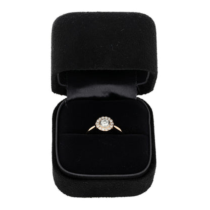 Tiffany 18K Rose Gold Platinum Diamond Round Enchant Flower Ring 51 5.75 5 of 5