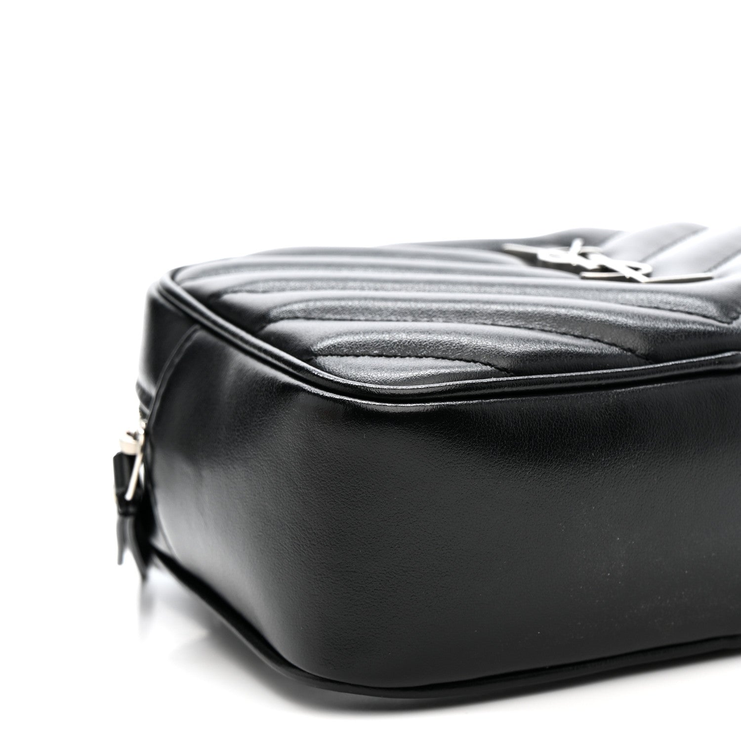 Saint Laurent Calfskin Matelasse Monogram Lou Belt Bag Black 9 of 10
