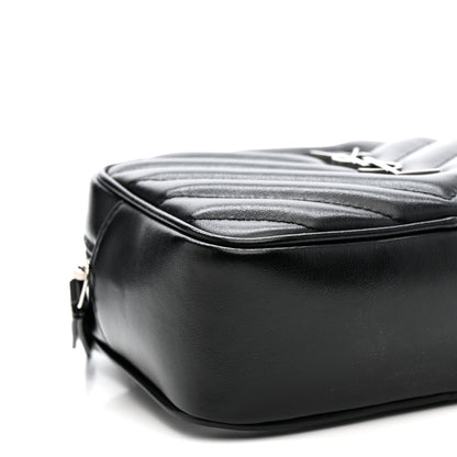 Saint Laurent Calfskin Matelasse Monogram Lou Belt Bag Black 9 of 10