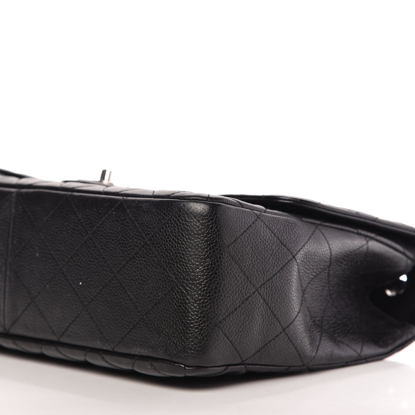 Caviar Quilted Jumbo Single Flap Black